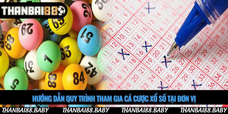 Hướng dẫn quy trình tham gia cá cược xổ số tại đơn vị